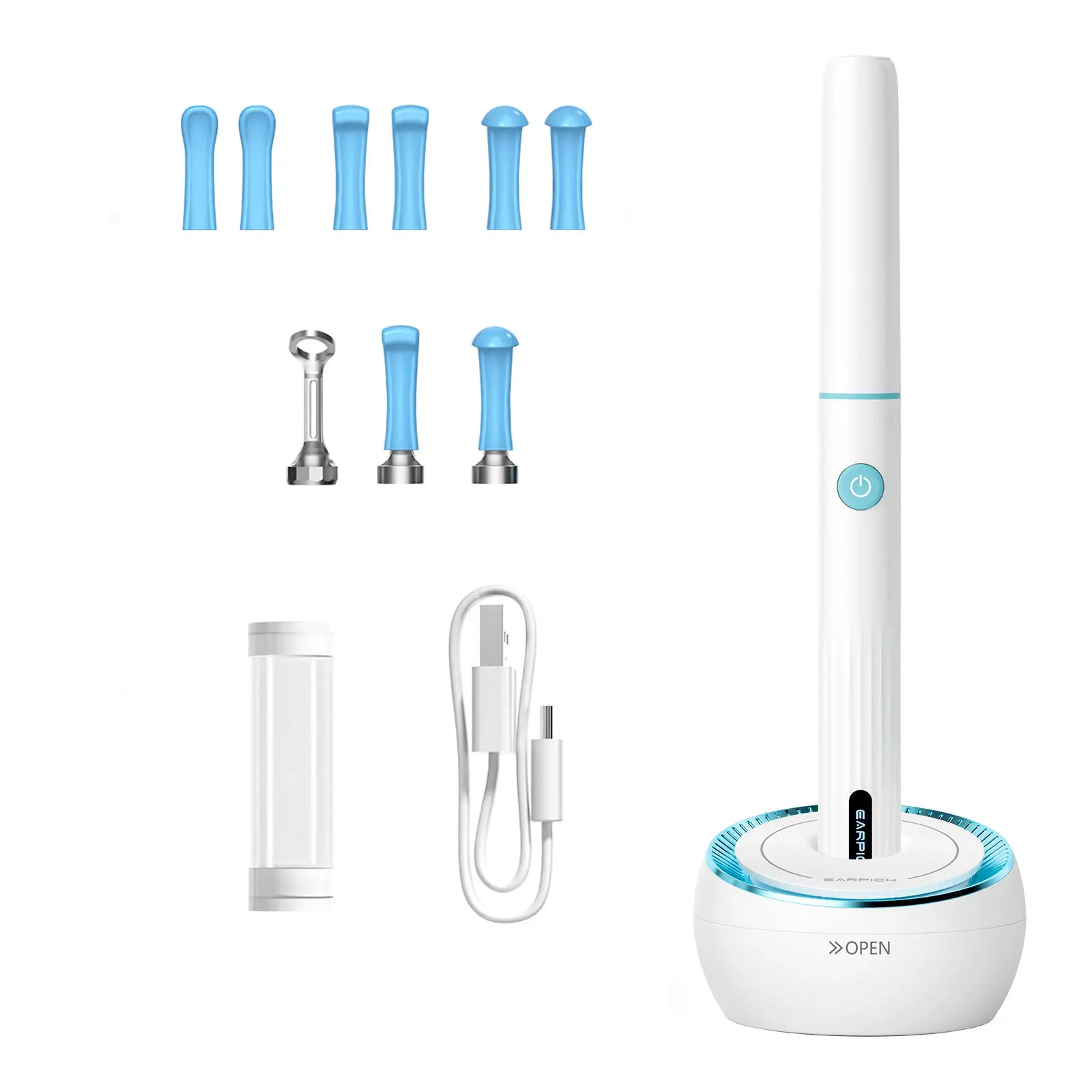 Smart WIFI Earwax Cleaner Visible Electric Ear Wax Removal with Camera