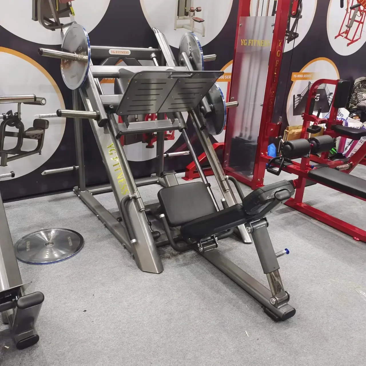 YG-6049 commercial Fitness  Gym  45° leg press  45 degree leg press machine compact leg press