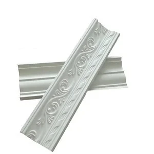 Decorative batten Custom waterproof  Ceiling decoration line  PU cornice gypsum ceilling cornice