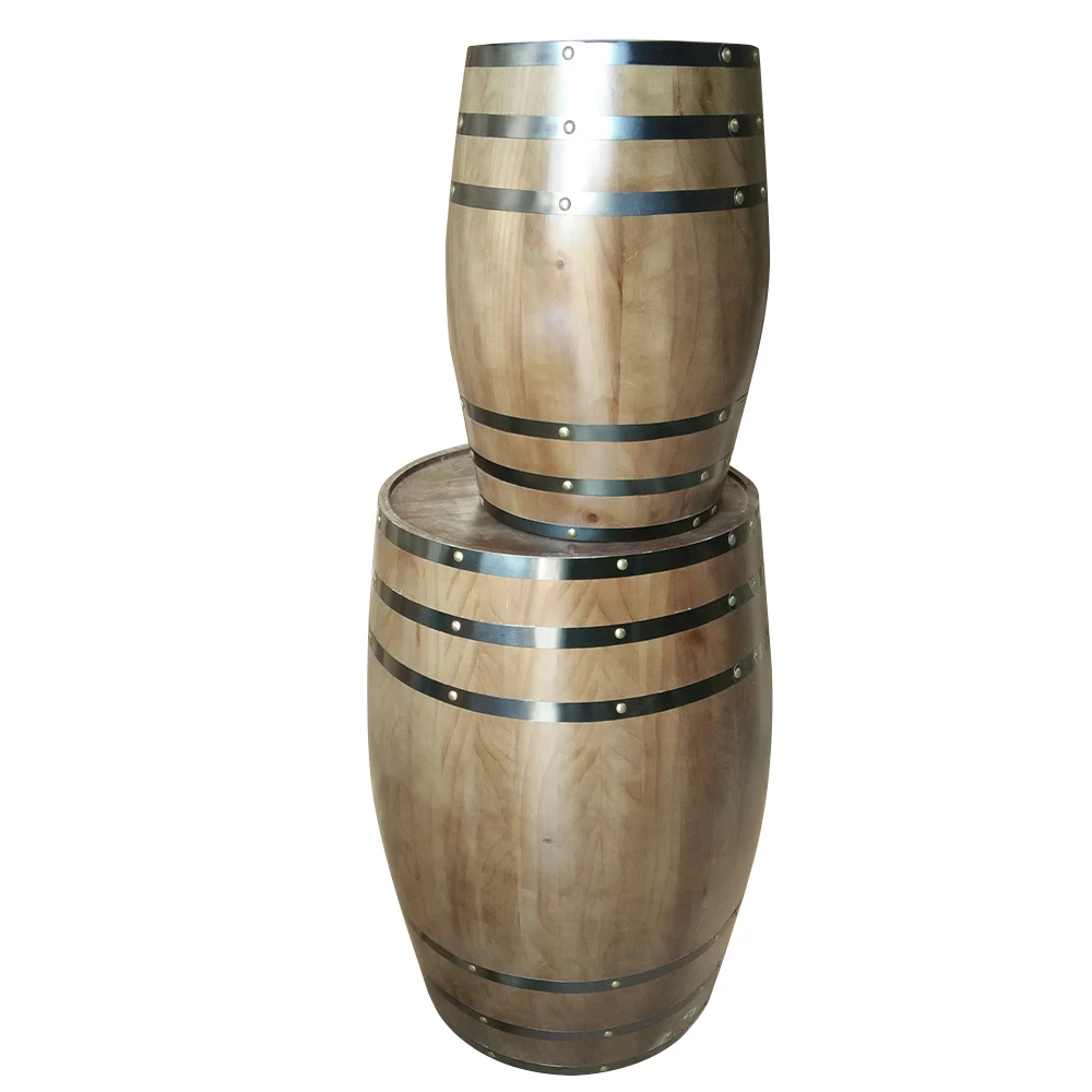 high quality 50 liter Garden Custom Decoration sturdy durable Wooden oak barrel