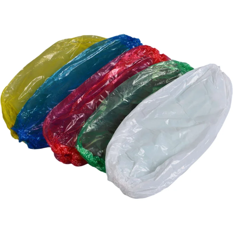 Wholesale Disposable Microporous Oversleeve Polyethylene LDPE PE Arm Sleeve Cover with Elastic Cuff PE Material