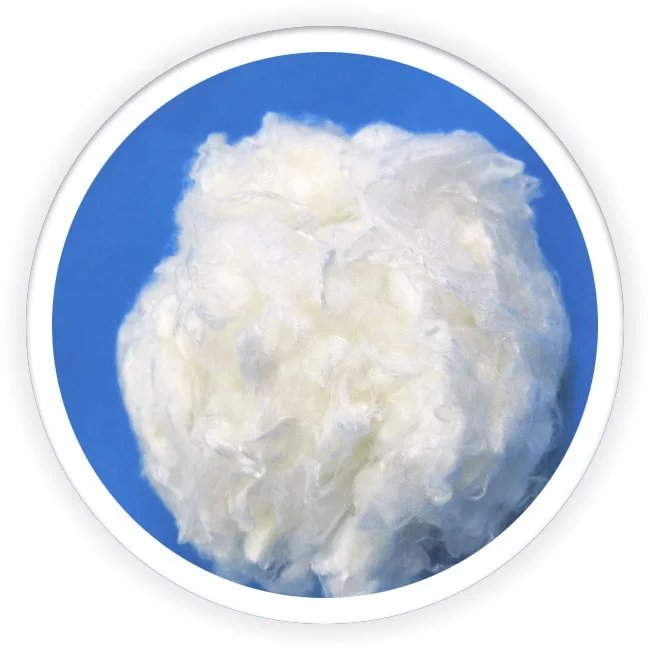 Хорошее вискозное штапельное натуральное бамбуковое волокно