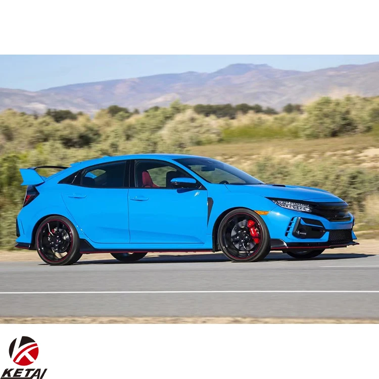 2020 Type-R Carbon Look Style Car Bumper Body Kit For HONDA CIVIC 2020-2022