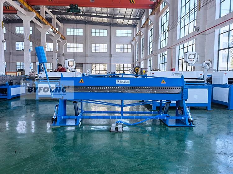 Pneumatic Duct Flange Bender TDF Sheet Metal Bending Machine