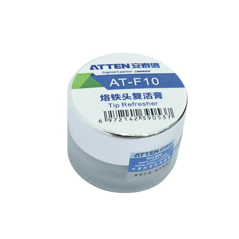 
ATTEN AT-F10 Hot Sale Soldering Iron Tip Refresher Clean Paste for Oxide Head Resurrection Welding Accessories Fluxes 