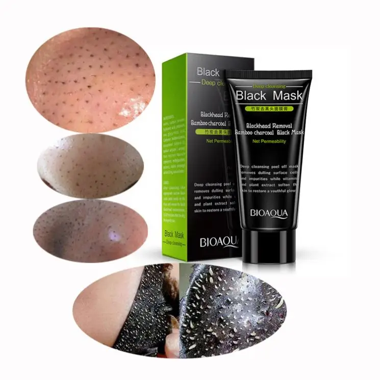 Cleansing Face Carbon Peel Gel Black Star Glow Facial Mask  Cream Nasal Patches Female Blackhead Remover mask