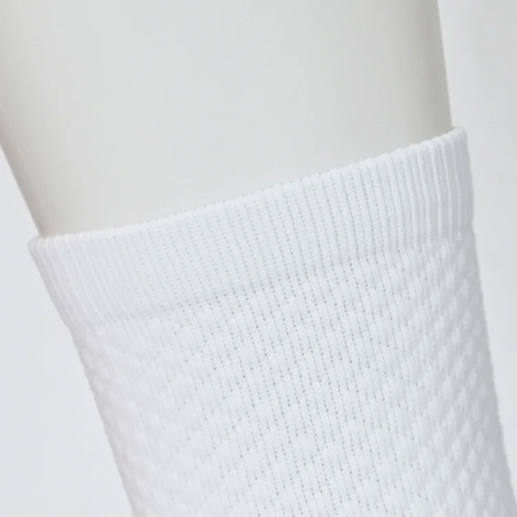 beige white magnetic polyester kids children non slip coating football grip socks for soccer athletic