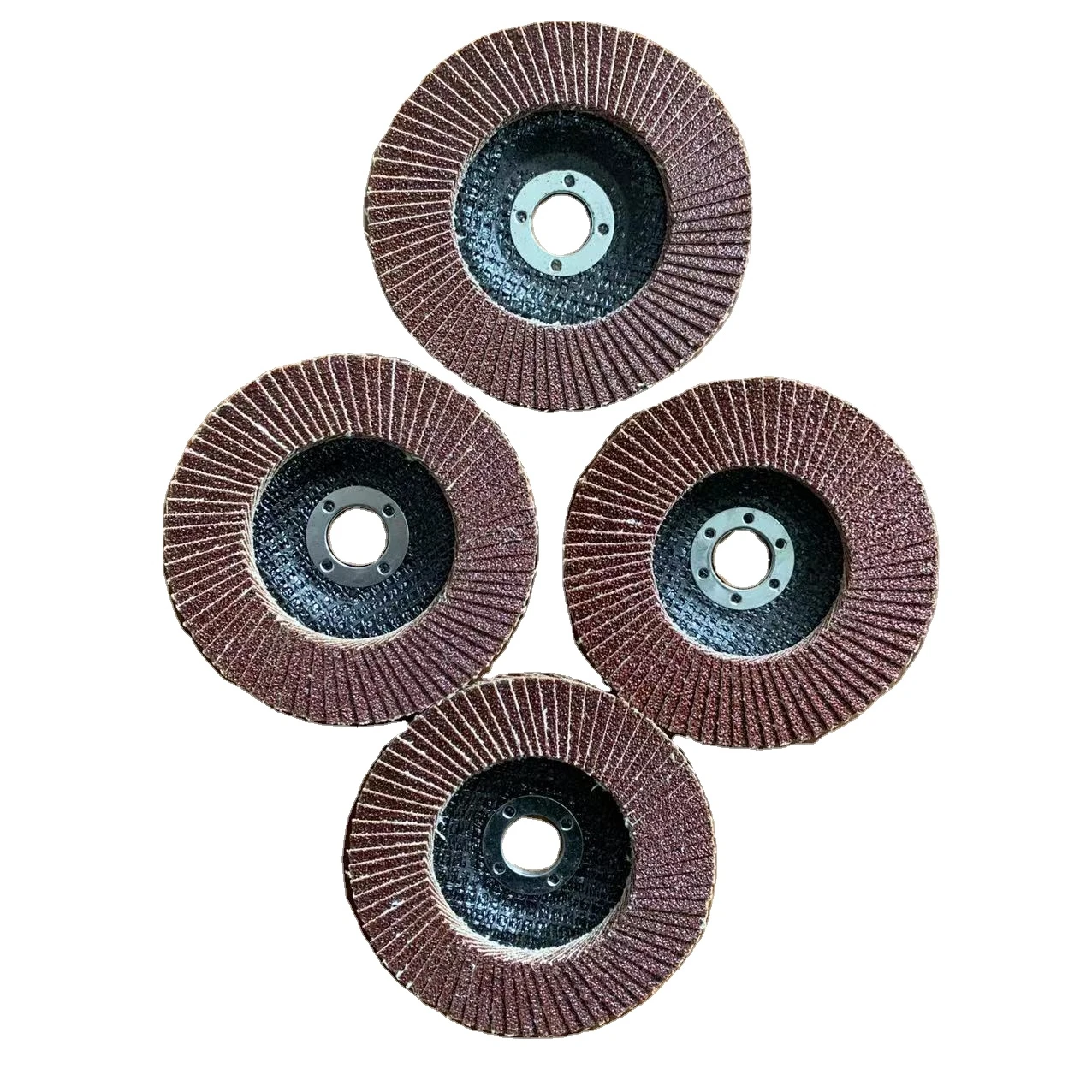 Red Corundum Rounded Fashion Design Abrasive Honing Tools Abrasive Flap Disc