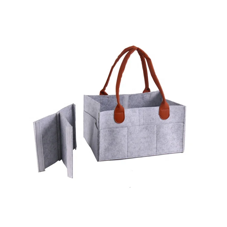 Лидер продаж, детский подгузник с логотипом на заказ, сумка для подгузников с кожаной ручкой