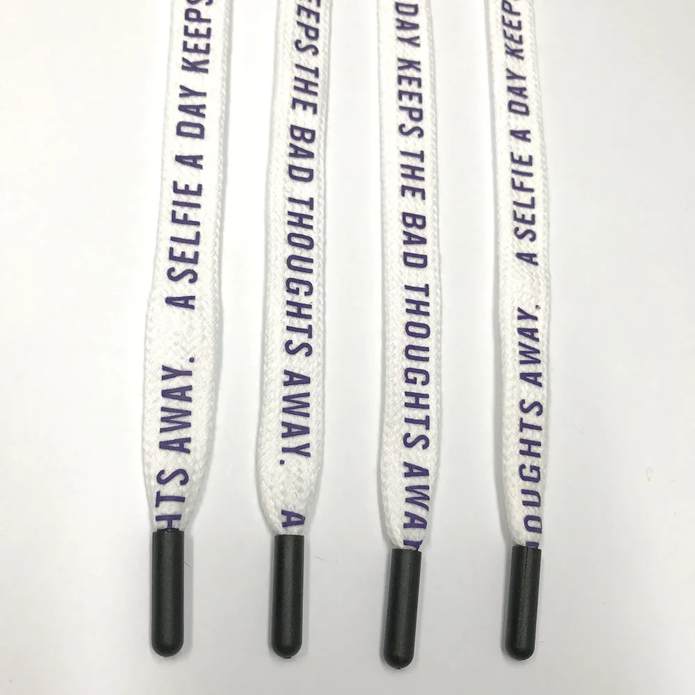 Wholesale bulk printed drawstring cords for hoodie draw strings