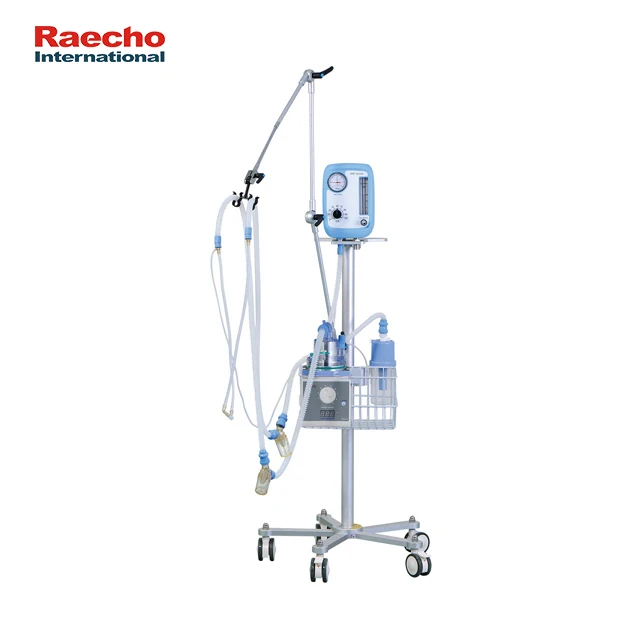 Oxygen Concentration Adjusting Range Manual Ventilation Infant Bubble CPAP System With Mobile Trolley