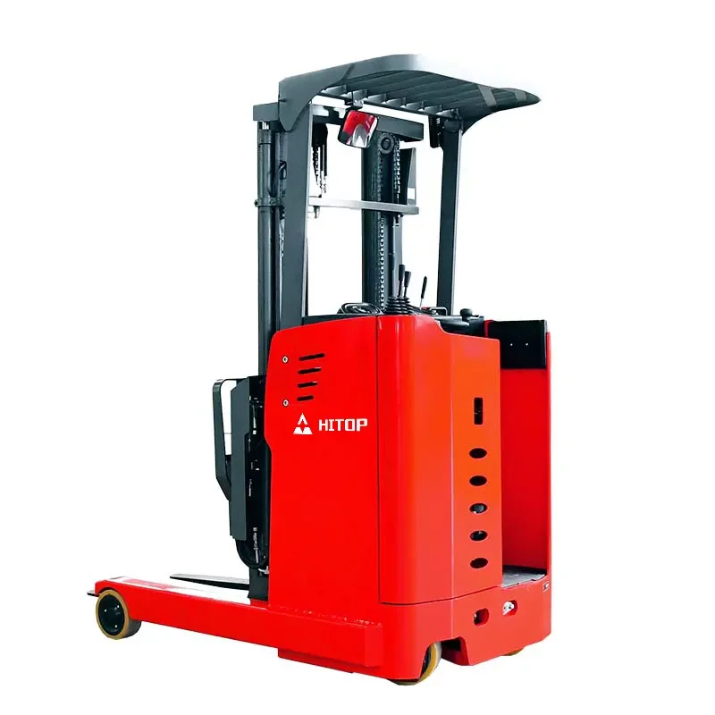 Hitop Battery Reach Forklift Stand-up Seated Warehouse Electric Stacker Forklift 1.5 ton 2 ton 3 ton 2.5ton Electric Reach Truck