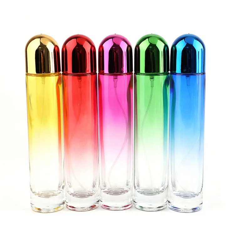 Luxury Empty Perfume Bottle 50ml Glass Bottle Wholesale Cosmetic Screen Printing fragrance bottle
