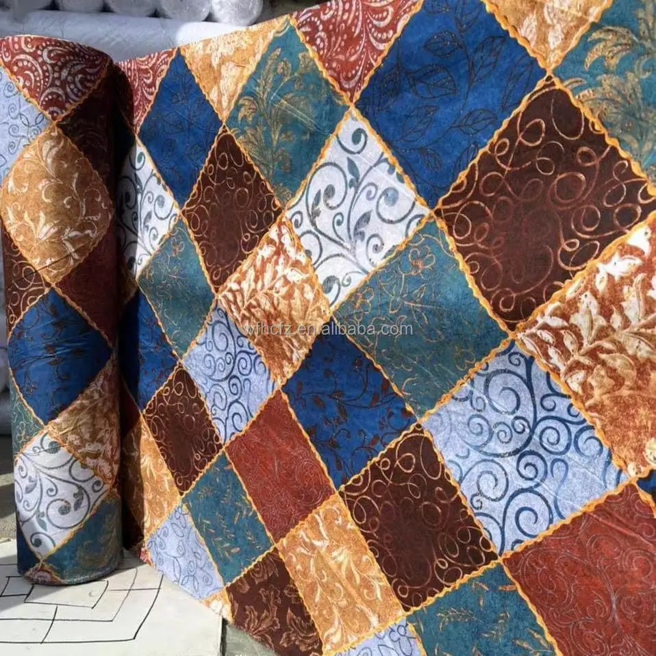 Wholesale 4-Piece Polyester Bed Cover Bedding Set Microfiber Fabric Multiple Designs Printed Plain Twill Weave Dyeing Technique
