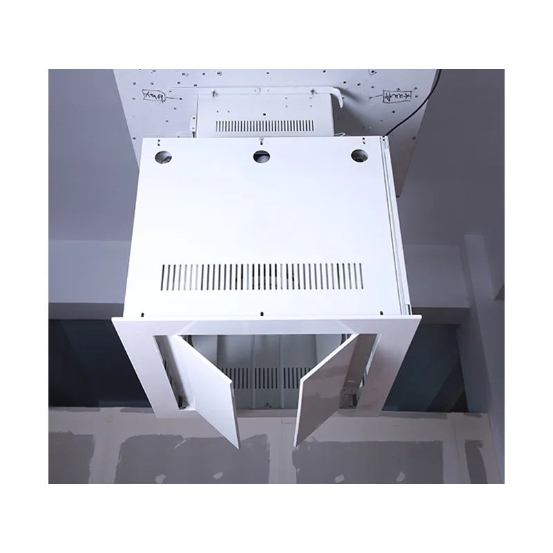 Моторизованная камера с креплением проектора потолочная двойная дверь скрытые провода электрический проектор подъем моторизованный потолочный проектор лифт