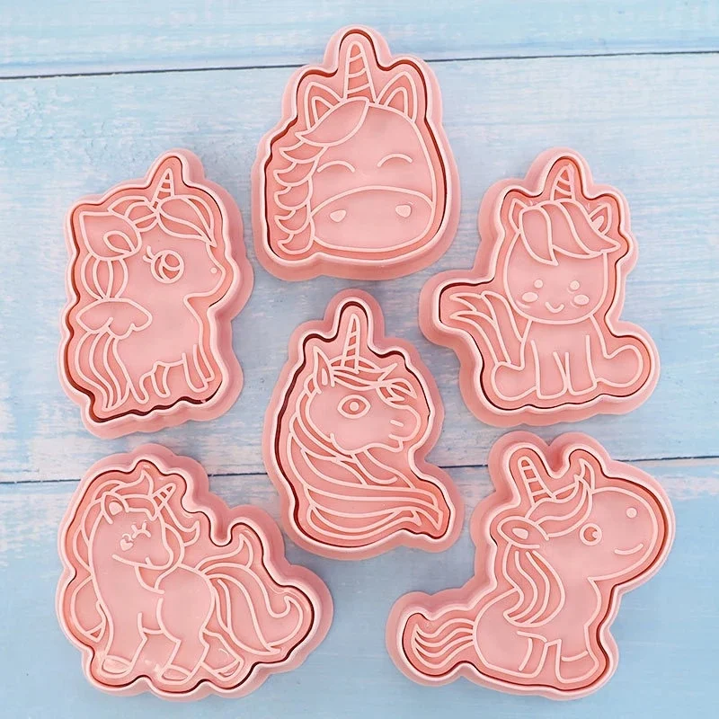 6Pcs/set Fruit Cookie Cutters Flower Cutter Cookies Wedding Stamp Cookie Cutter set