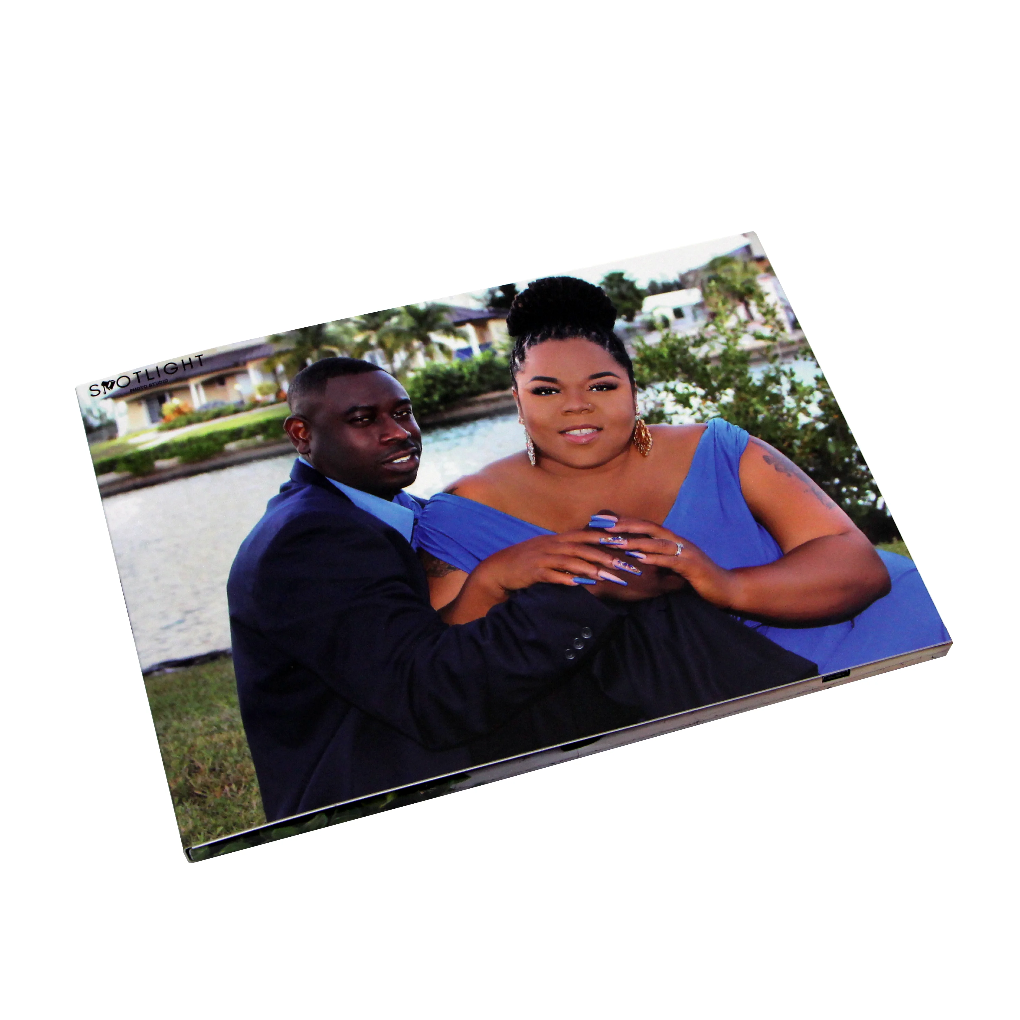 Popular product custom Wedding invitation booklet business gifts lcd screen greeting music player book card video brochure