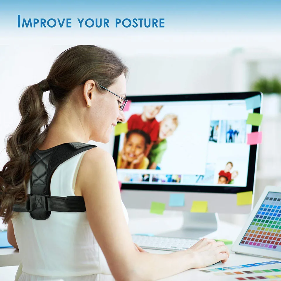 brace supporter shoulder back support belt menwomen braces and support belt shoulder posture shoulder brace