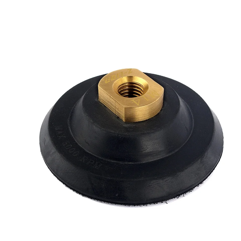High Quality ZLion 100mm M14 Plastic Backer Pads for Diamond Polishing