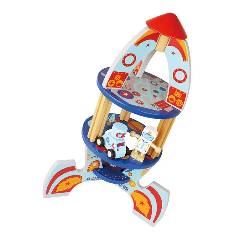 UDEAS Custom diy rocket ship toy product building block puzzle