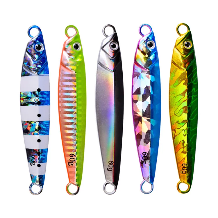 Hot Sale Weihai  23g 30g 40g 60g Speed Jigging Head Lead  Hard Metal  Fishing Bait Trolling Trout Lure