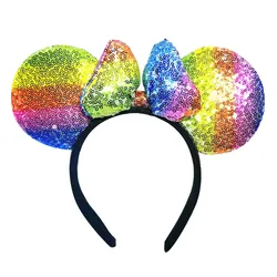 MIX fashion party carnival hairband cosplay sequins colourful mickey ear headband