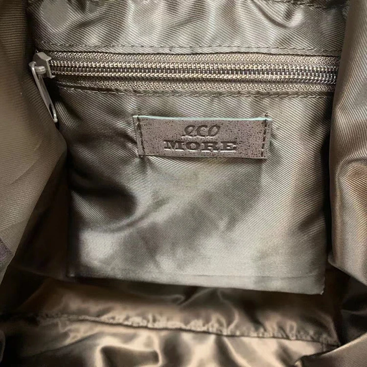 Eco Material Recycled Fabric Shoulder Bag Luxury Hand Bags Sustainable Terry Towel Women Tote Bag