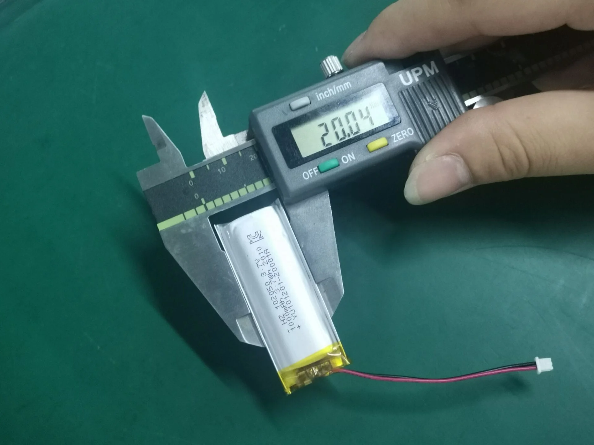 Manufacturer KC rechargeable lithium battery 102050 3.7V 1000mAh li ion polymer battery