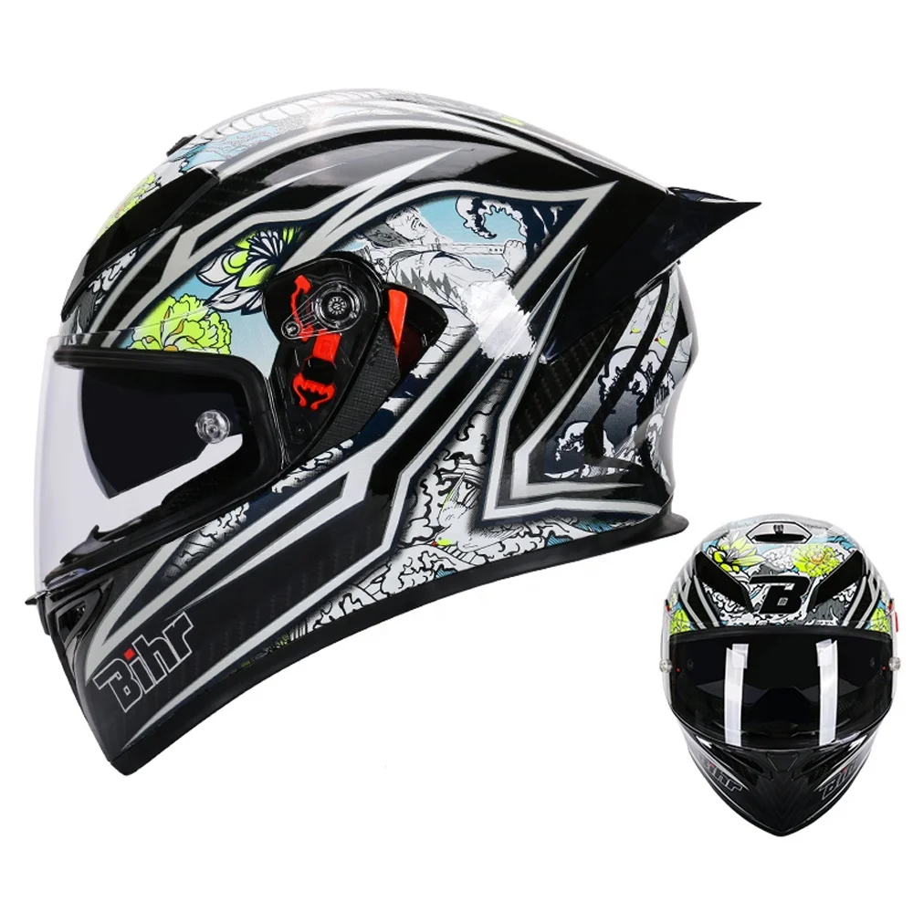 Motorcycle Accessories Motorcycle Safety Helmets ABS Full Face Double lens racing cross country  helmet DOT approved Helmet