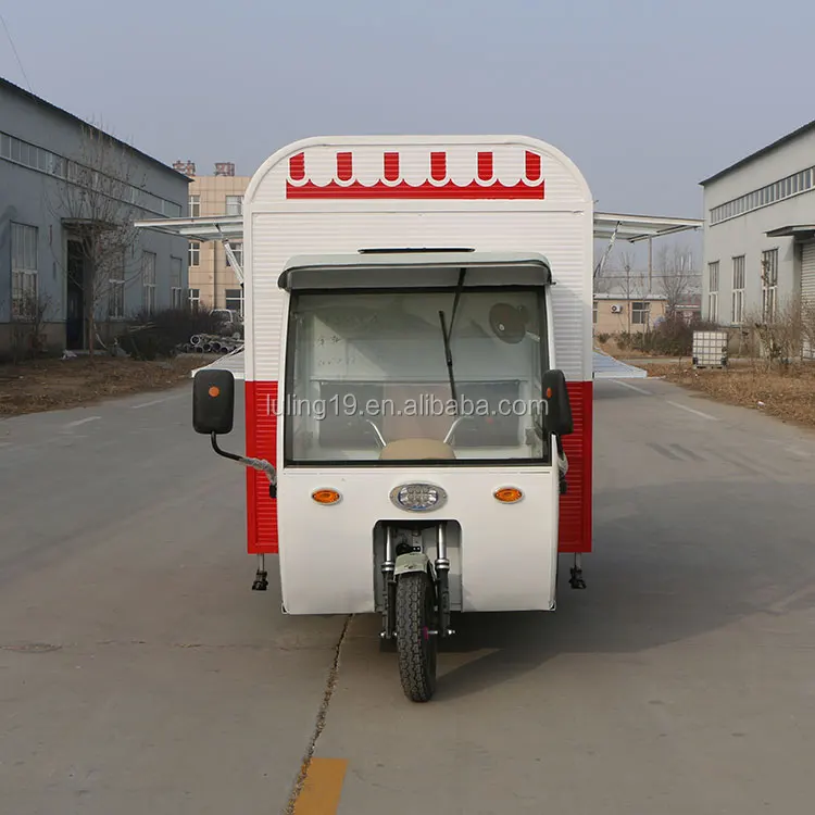 
mobile snack cart electric fast food kiosk for sale/food truck 