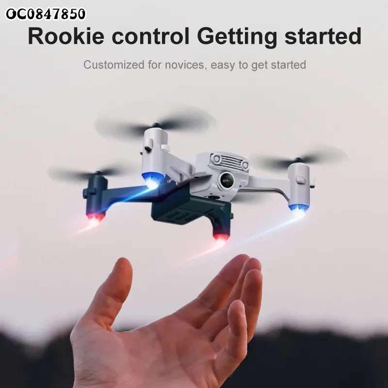 High quality long distance led remote control mini rc quadcopter drone toy with camera