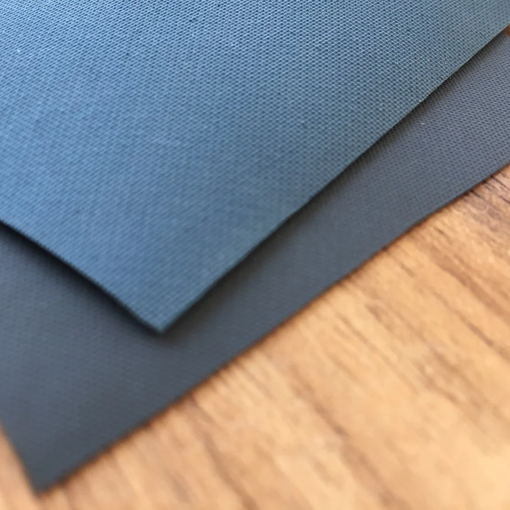 0.2-2mm Colored Glossy Rubberized Cloth Waterproof Durable Hypalon Coated Textile Fabric for Industry Boat