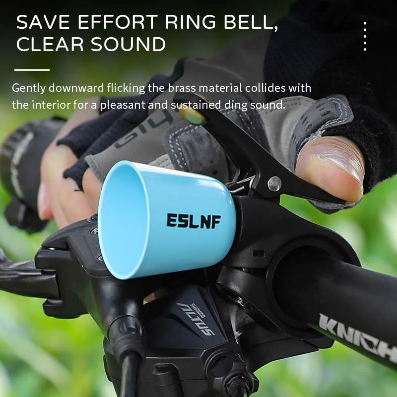 2024 Christmas gift Classic Color Loud Bike Copper Bell Ring Cycling Handlebar Mountain Handlebar Bicycle Bells
