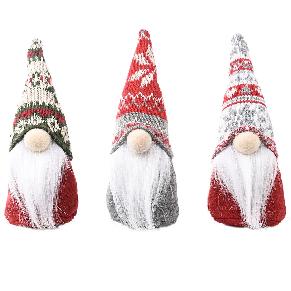 Partycool Christmas Elf Decoration Supplies decoracion navidad Christmas Gnome No Face Elf Christmas Doll Ornament Xmas Gonks