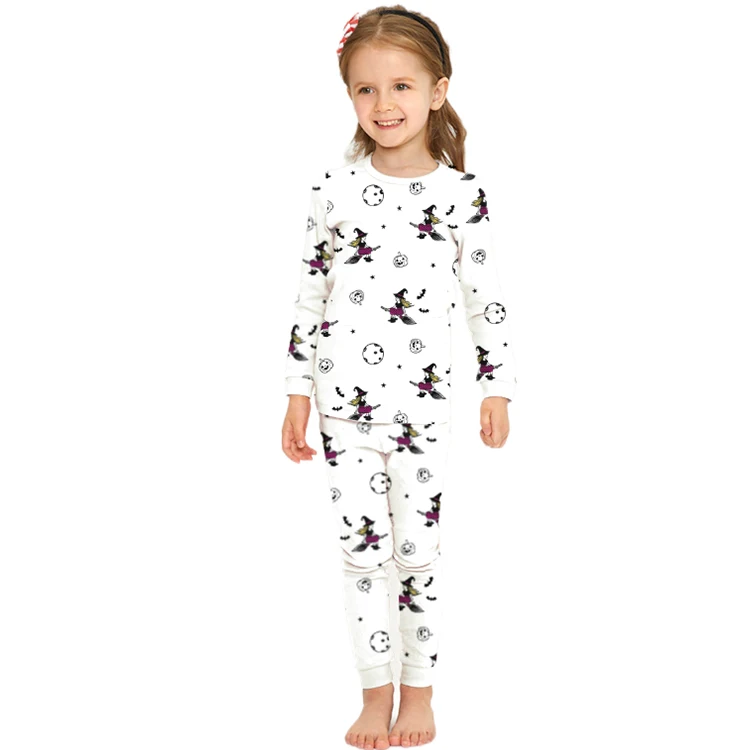 High Quality 100% Cotton Sleeping Clothes Cartoon Girl Boy Cute Lovely Pajamas Kids 8T Character Sleepwear 2 PCS Set