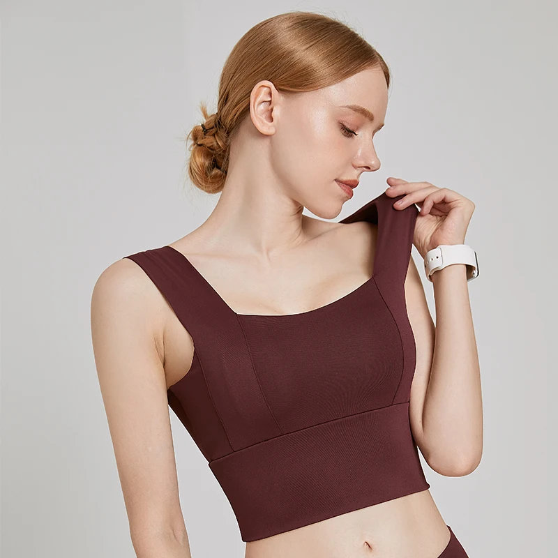 Wholesale Women Sport Bra Sports wears Padded Seamless Push Up Fitness Yoga  Bra