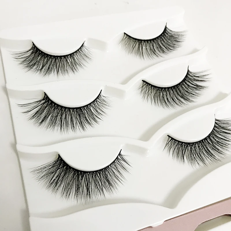 free Logo natural color russian style full strip lashes 25mm 3d mink magnetic false eyelashes lashes dropshipping