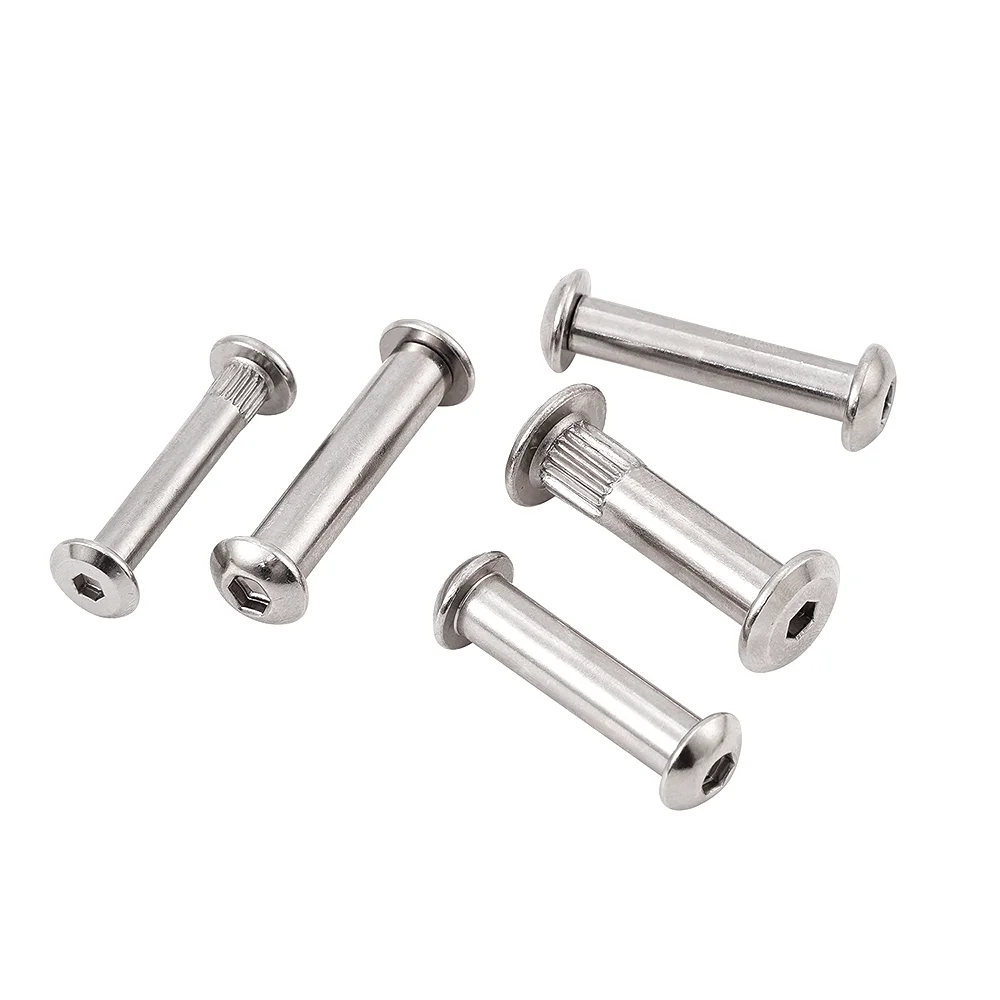 Best Selling Hexagon Belt Male Female Chicago Screws Combination Furniture Screws Connecting Bolts