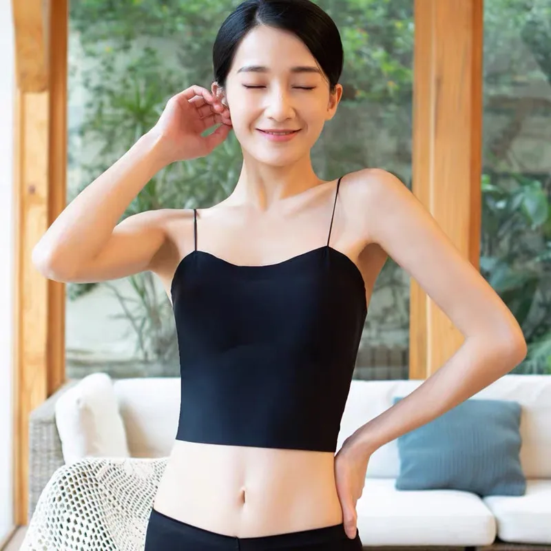 Ladies bra small vest one-word beauty back excellent arc seamless tube top