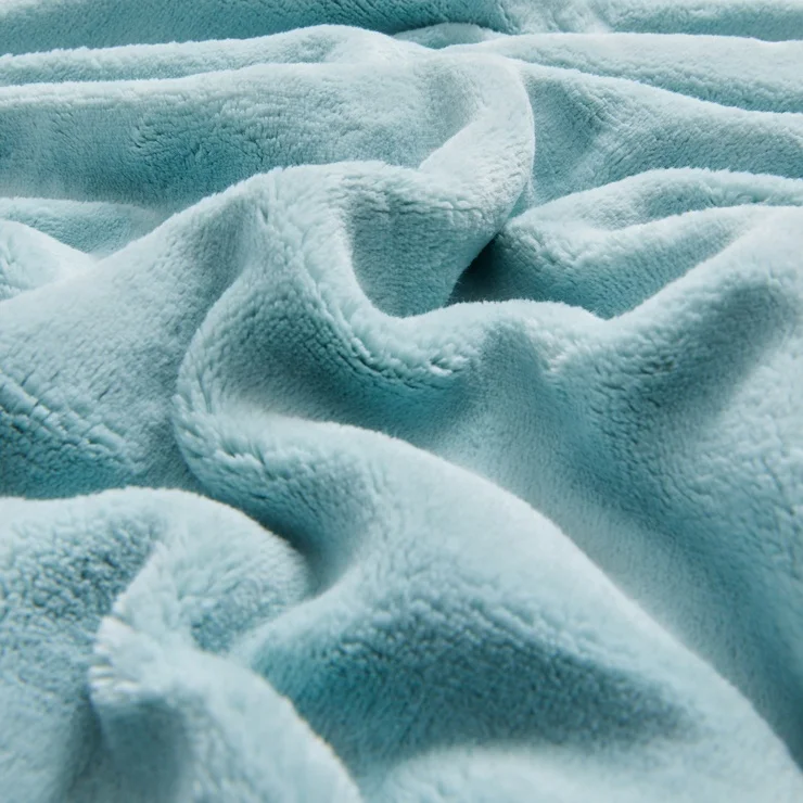 Super cozy travel blanket in pouch  throw blanket for double bed