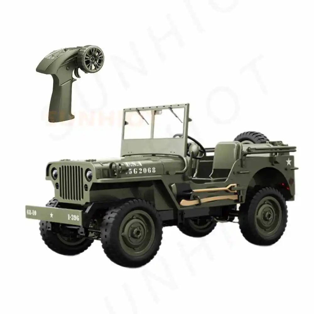 Классический 1:10 грузовик с дистанционным управлением 1941 Willys C8815 хобби модели военные джипы большие игрушки автомобиль RC Внедорожник для детей