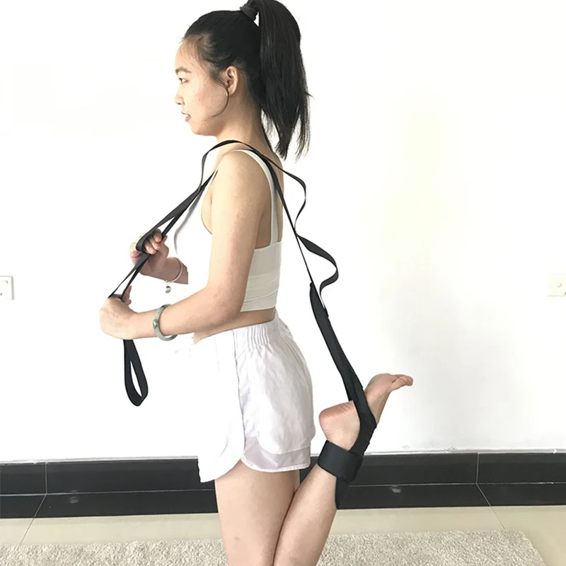Yoga Flexibility Stretcher Strap for Ballet Cheer Dance Gymnastics Trainer Yoga Leg Rehabilitation Training