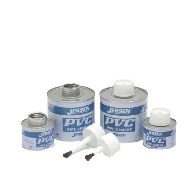 High quality Jebsen PVC Pipe Adhesive Solvent Cement is easy to apply with the brushed provided for construction