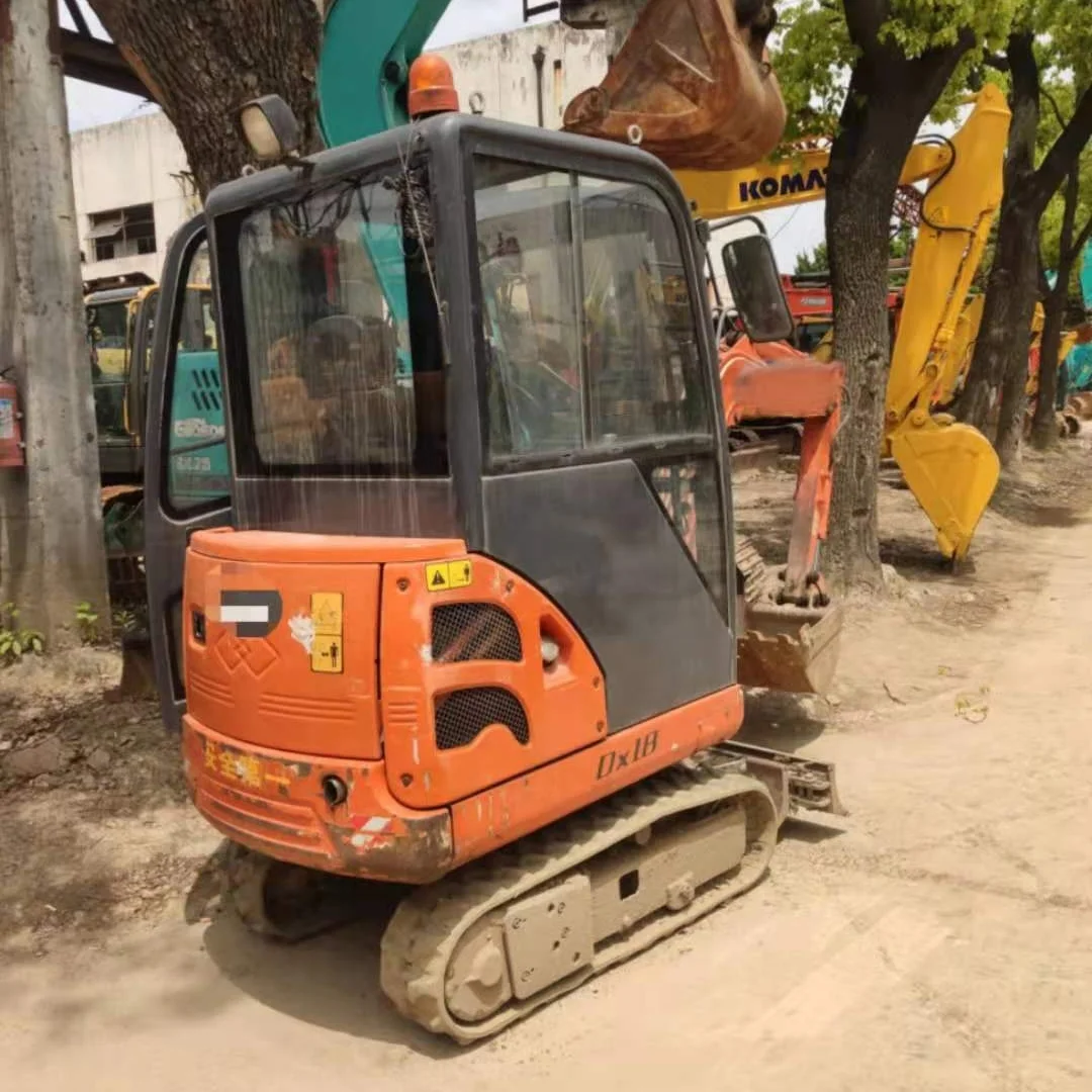 Высококачественный подержанный экскаватор doosan dx18 Подержанный мини-экскаватор 2 5 тонн/Подержанный в продаже