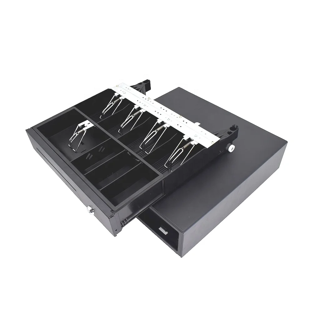 Strong And Durable 405size Metal Cash Drawer 5 Bills 3 Coins Cash Register Drawer for Pos System