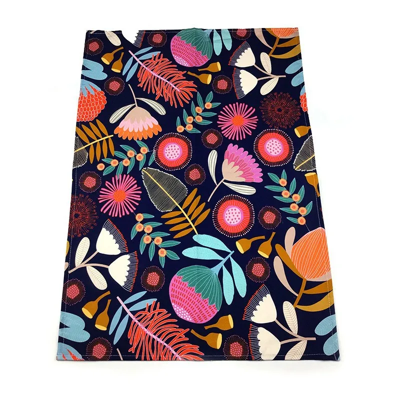 Wholesale Cotton Digital Printed Kitchen Tea Towels, Tea Towels Custom Manufacturing