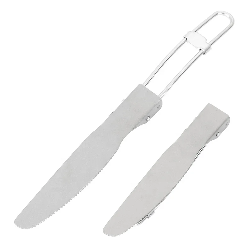 Rover Camel Camping Folding Cutlery Titanium Spoon Spork Fork Knife Chopsticks Outdoor Travel Tableware Flatware Set