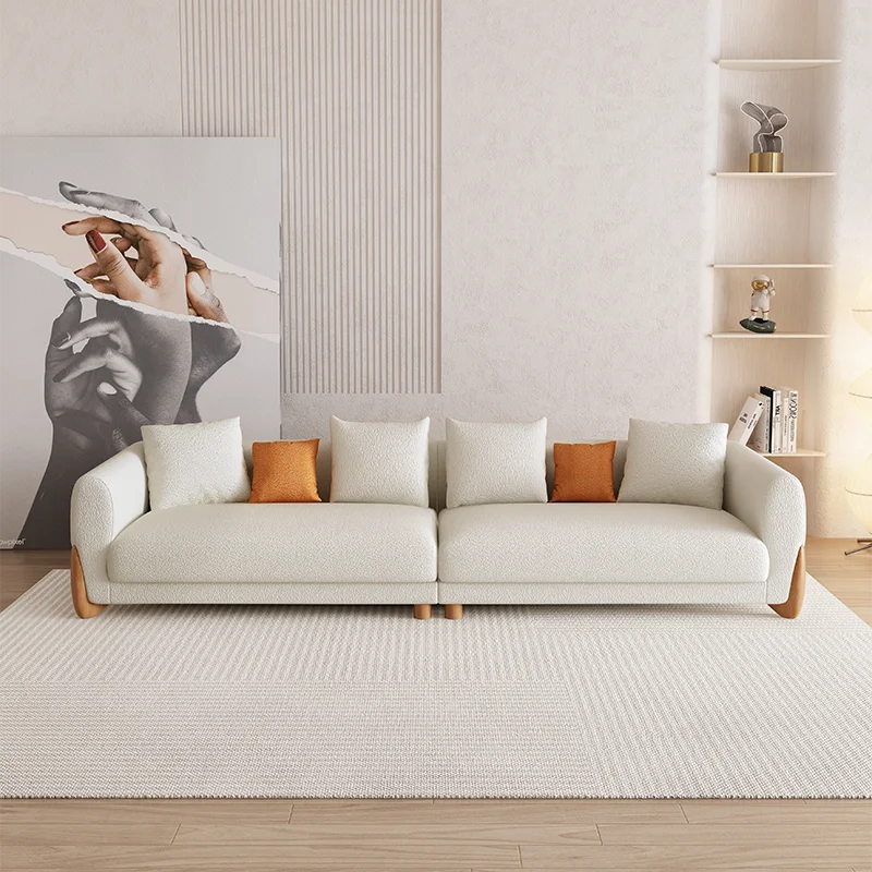 Modern leisure leather couch corner sofa set furniture living room sofas Luxury velvet fabric l shape sofa bed