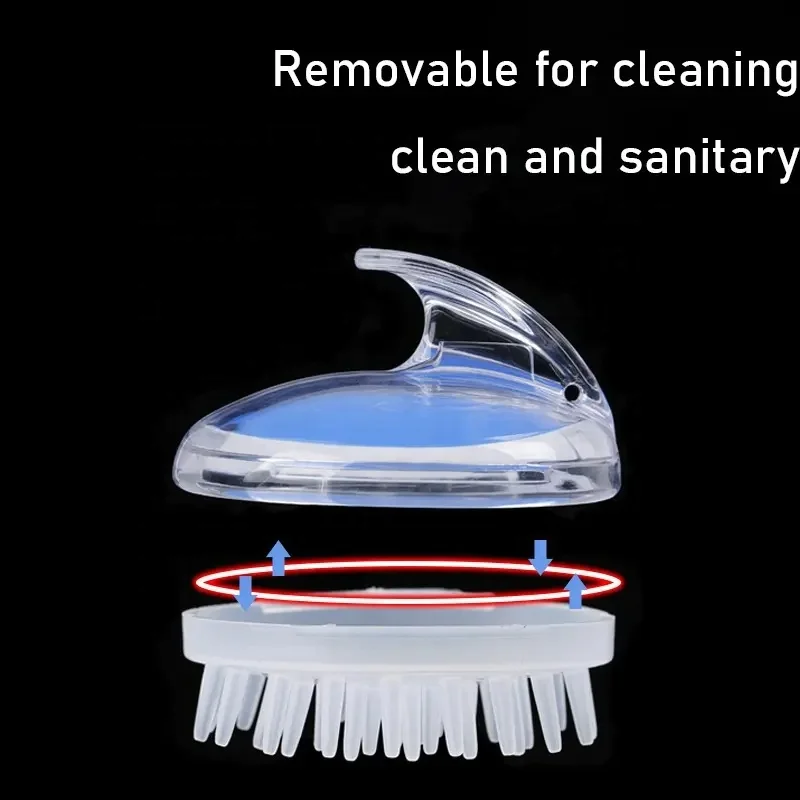 In stock  Luxury Hair Brush Head Silicone Comb Shampoo Brush Scalp Care Hair Massager Brush for Dry Damaged Hair