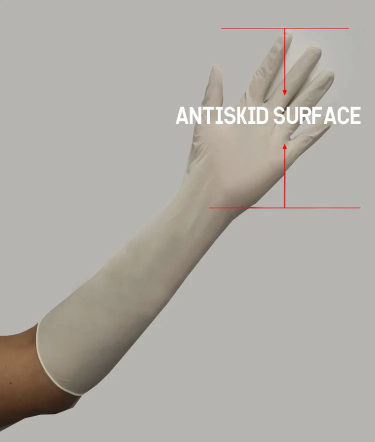 Изготовленный на заказ 16 дюймов Анти-Кислотный химический водонепроницаемый промышленный сенсорный экран резиновые Защитные Налокотники Длина латексные перчатки для работы